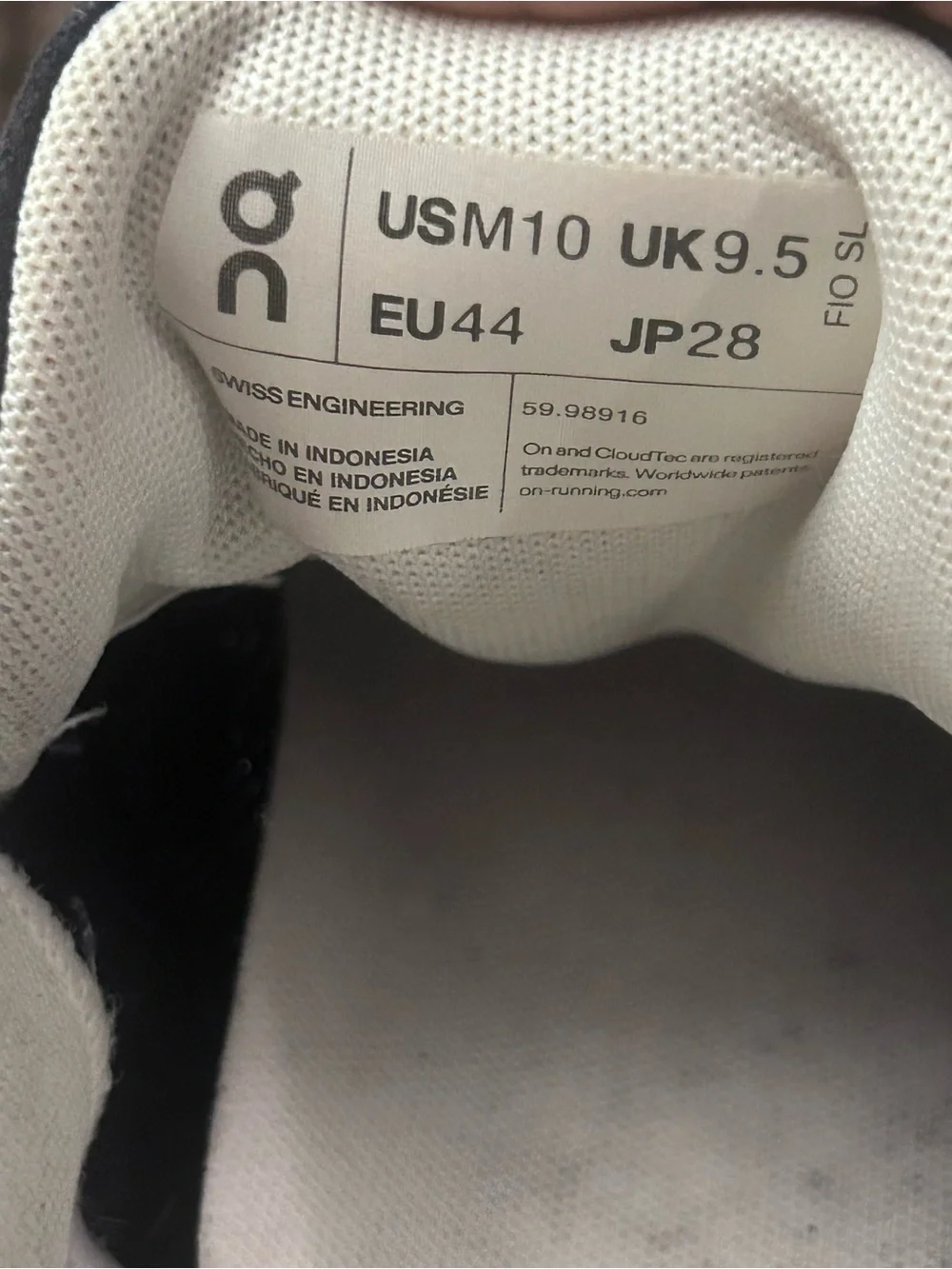 On Running Men's Cloud Sneakers in Navy and White